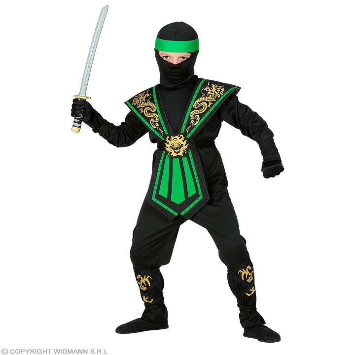 DJEČJI KOSTIM NINJA RATNIK - VELIČINA 140 CM