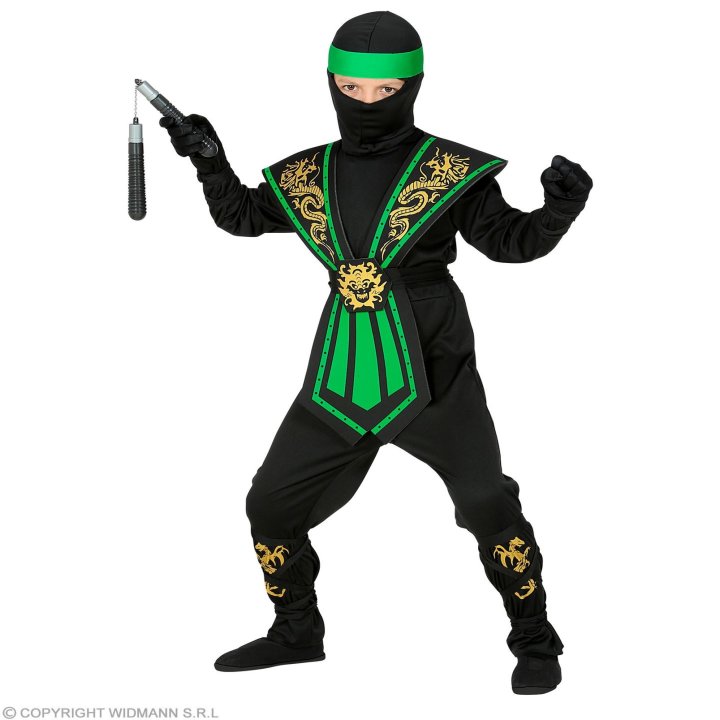 DJEČJI KOSTIM NINJA RATNIK - VELIČINA 140 CM