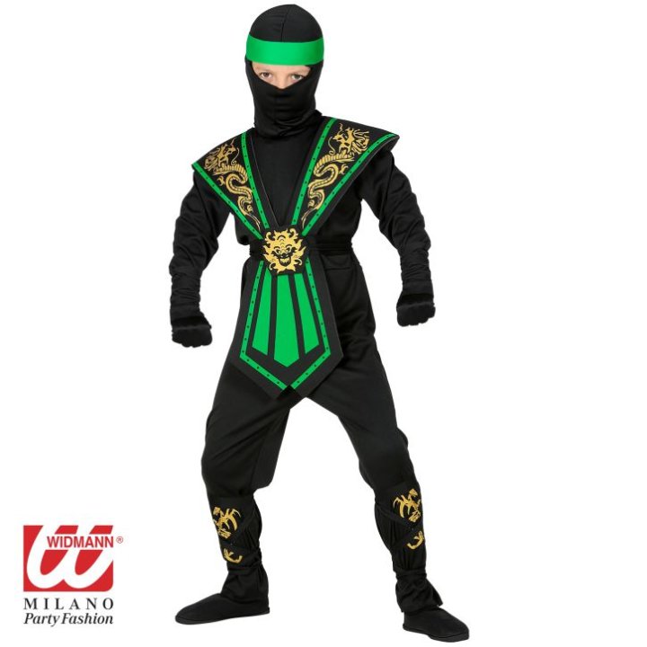 DJEČJI KOSTIM NINJA RATNIK - VELIČINA 140 CM