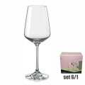 KRISTALNE ČAŠE SANDRA BIJELO VINO 6/1 250 ML