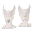 ANĐEO FIGURA SA GLITER KRIŽIĆEM 17,5 CM - SORT