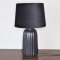 NOĆNA LAMPA KERAMIČKA CRNA 46 CM