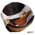 KOŠARICE ZA KRUH PLETENE PVC 2/1 LOWENTHAL