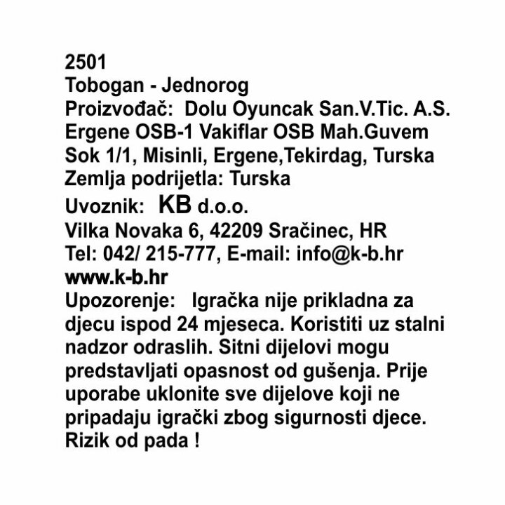 TOBOGAN SA STEPENICAMA JEDNOROG ROZI 70x111x47 CM