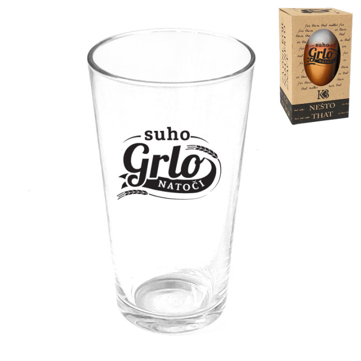 ČAŠA ZA PIVO S TISKOM 560 ml 