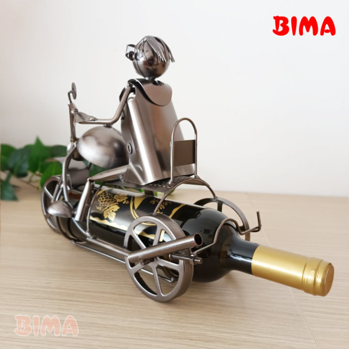 STALAK ZA VINO METALNI - MOTORIST