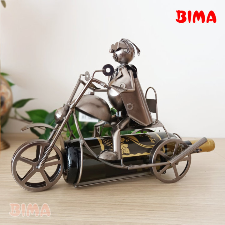 STALAK ZA VINO METALNI - MOTORIST