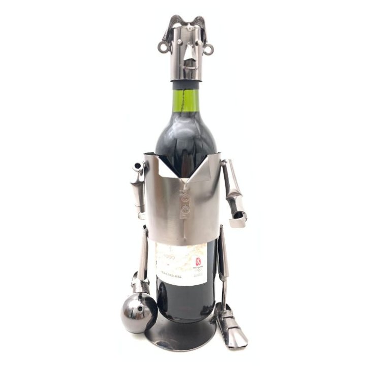 STALAK ZA VINO METALNI - NOGOMETAŠ