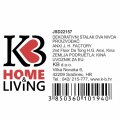 UKRASNI STALAK ZA CVIJEĆE METALNI DVA NIVOA OKRUGLI KREM