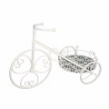 STALAK ZA CVIJEĆE TRICIKL METALNI KREM 55x25x32 CM
