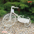STALAK ZA CVIJEĆE TRICIKL METALNI KREM 55x25x32 CM