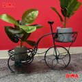 STALAK ZA CVIJEĆE - TRICIKL ZA 2 TEGLE METALNI ANTIK 53x21x38 CM