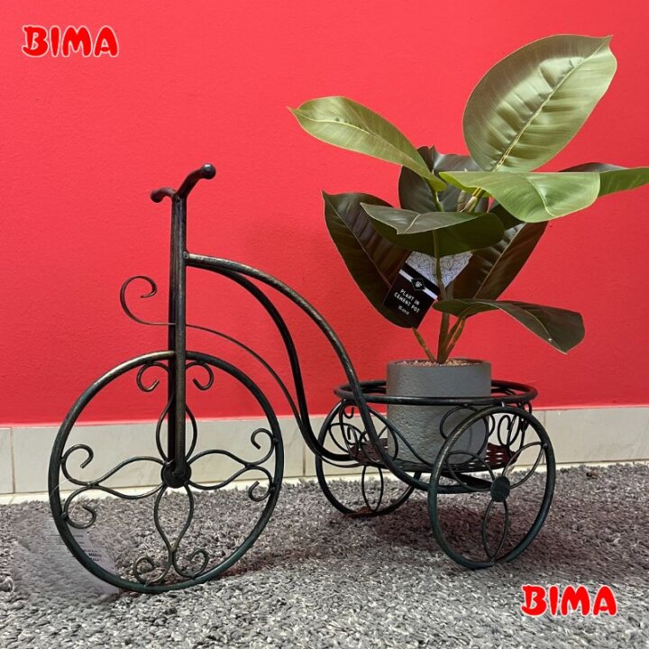 STALAK ZA CVIJEĆE TRICIKL METALNI ANTIK 47x21x33,5 CM