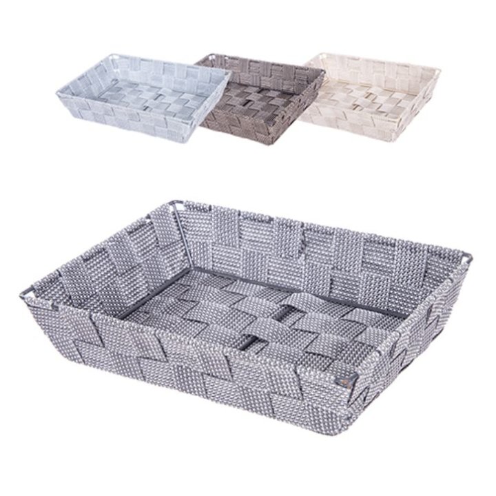 KOŠARICA ČETVRTASTA NYLON 27x19 CM - SORT BOJE