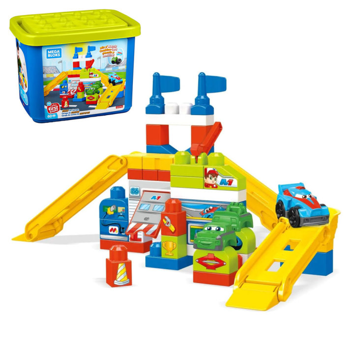 FISHER PRICE - MEGA BLOCKS KOCKE RADIONA U KUTIJI 60 DIJELNE - MATTEL
