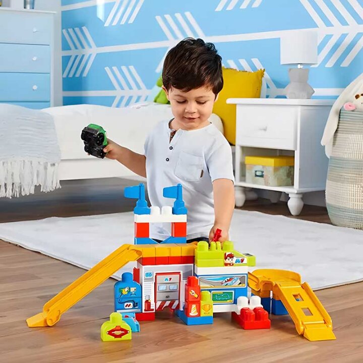 FISHER PRICE - MEGA BLOCKS KOCKE RADIONA U KUTIJI 60 DIJELNE - MATTEL