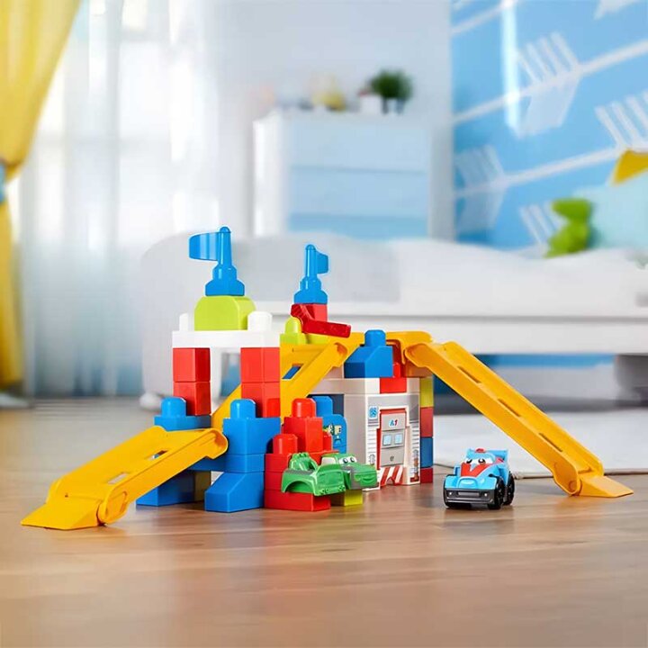 FISHER PRICE - MEGA BLOCKS KOCKE RADIONA U KUTIJI 60 DIJELNE - MATTEL