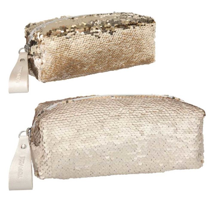 TOP MODEL ETUI TORBICA ZLATNI SEQUIN