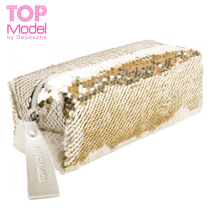 TOP MODEL ETUI TORBICA ZLATNI SEQUIN