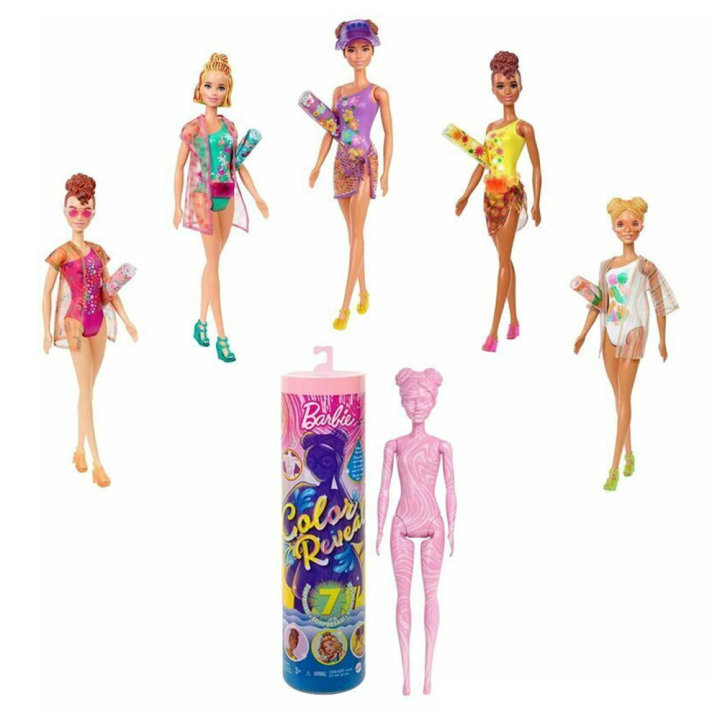 BARBIE LUTKA COLOR REVEAL SA 7 IZNENAĐENJA - MATTEL