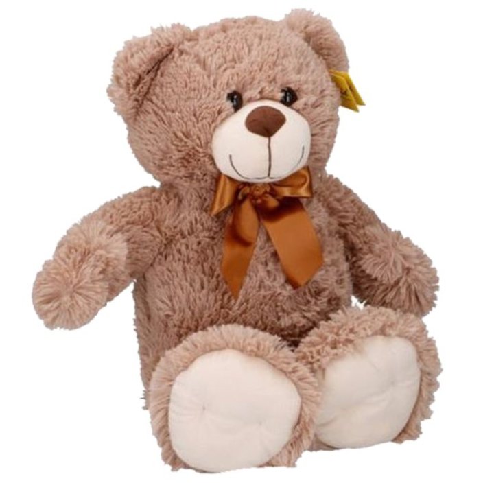 PLIŠANI MEDO SIVI S MAŠNOM - SUNKID 60 CM