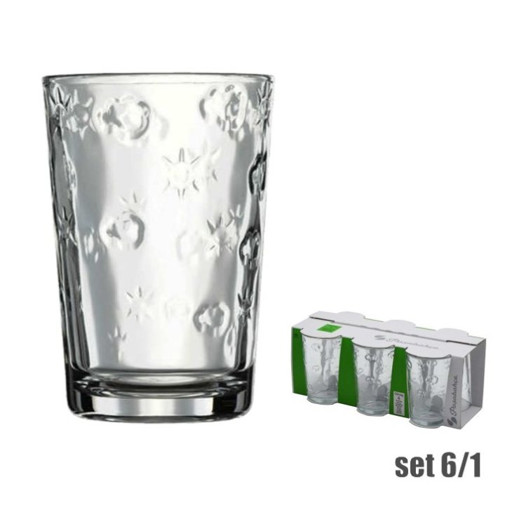 ČAŠE STAKLENE GUNES SET 6/1 205 mL