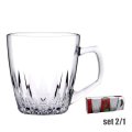 STAKLENE ŠALICE ZA KAVU SAFIR 2/1 250 ML