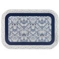 TACNA ČETVRTASTA 29x40 CM - COLLECTION - URBAN LIVING BIJELO-PLAVA