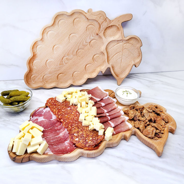 DASKA DRVENA ZA POSLUŽIVANJE GROZD 30 cm x 44 cm