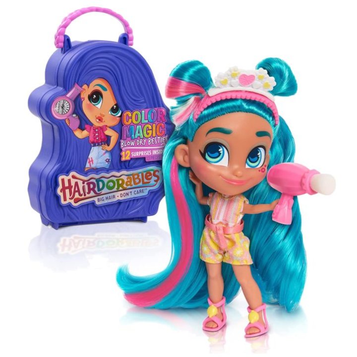 HAIRDORABLES LUTKA COLOR MAGIC 16x25 cm SORT