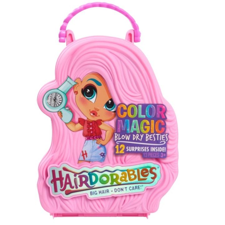 HAIRDORABLES LUTKA COLOR MAGIC 16x25 cm SORT