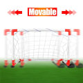 NOGOMETNI GOL KOJI SE MIČE SA ZVUKOM NA BATERIJE, LOPTOM I PUMPOM U KUTIJI