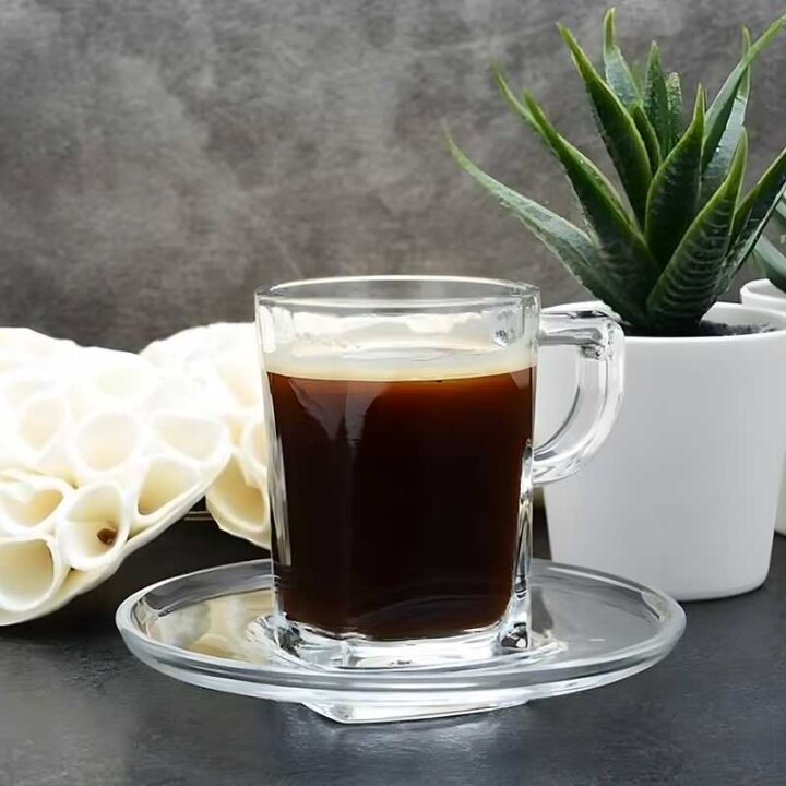 STAKLENE ŠALICE ZA ESPRESSO KAVU 72 ML 6/1