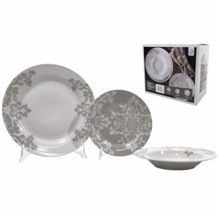 SERVIS ZA JELO PORCULANSKI 18 DIJELNI - MAIOLICA