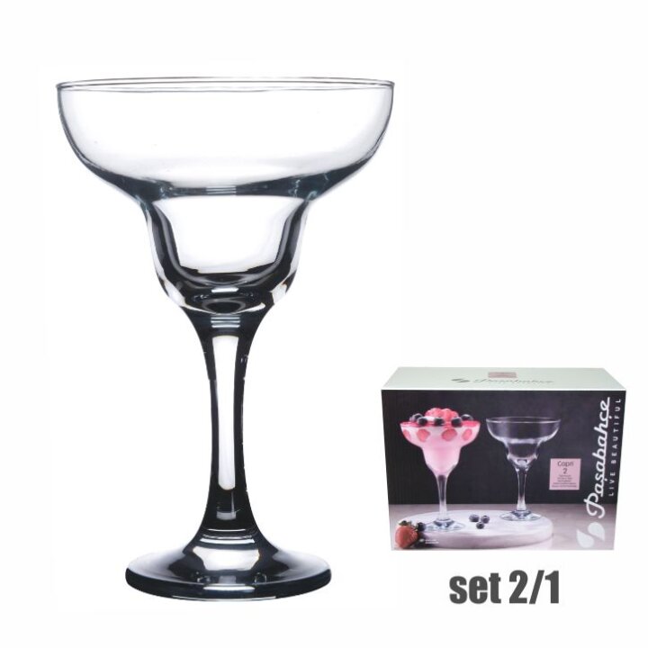 ČAŠE ZA KOKTELE STAKLENE CAPRI COCKTAIL  2/1 305 mL