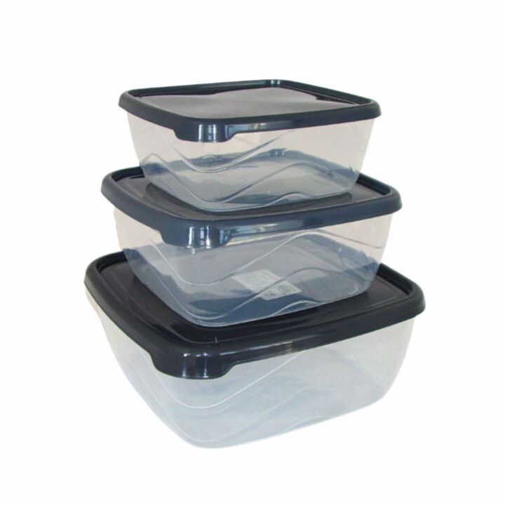 PLASTIČNE POSUDE S POKLOPCEM ČETVRTASTE 3/1 - 500 / 900 / 1500 mL