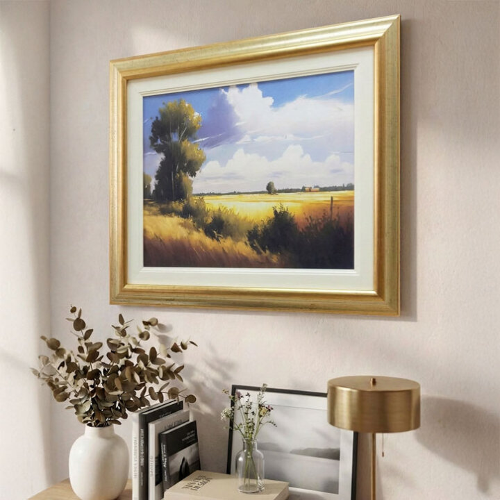 ZIDNA SLIKA UOKVIRENA - ŽITNA POLJA 54x44