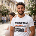 MAJICA SA ŠALJIVIM NATPISOM  MUŠKA 