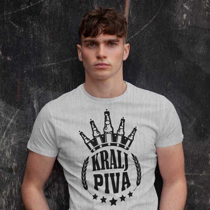 MAJICA SA ŠALJIVIM NATPISOM  MUŠKA 