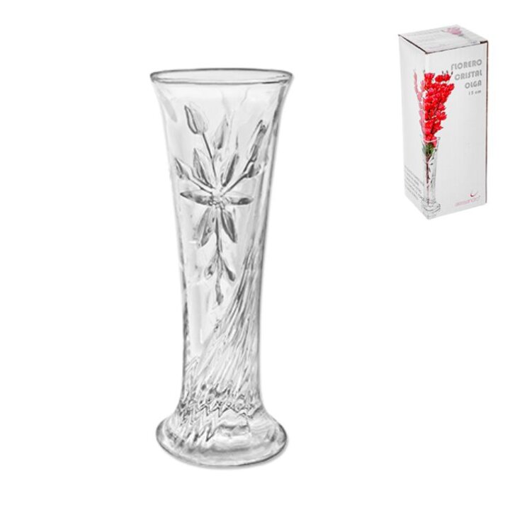 VAZA STAKLENA - OLGA 15 CM