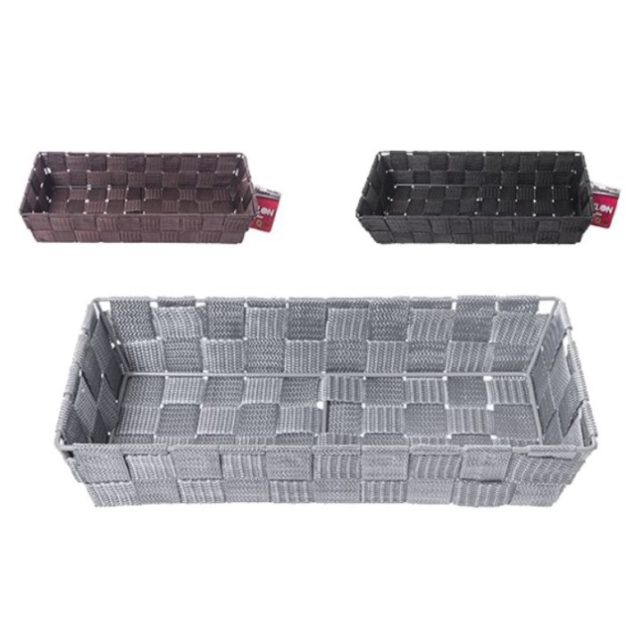 KOŠARICA ČETVRTASTA NYLON 30x14x6 - SORT BOJE