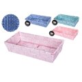 KOŠARICA ČETVRTASTA NYLON 30x14x6 CM - SORT BOJE