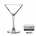 ČAŠE ZA MARTINI KRISTALIN LARA 6/1 210 mL