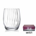 ČAŠE KRISTALIN WATERFALL WHISKEY 6/1 300 mL - OPTIC