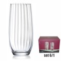 ČAŠE KRISTALIN WATERFALL SOK 6/1 350 mL - OPTIC