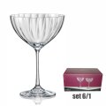 ČAŠE ZA MARTINI KRISTALIN WATERFALL 6/1 340 mL - OPTIC