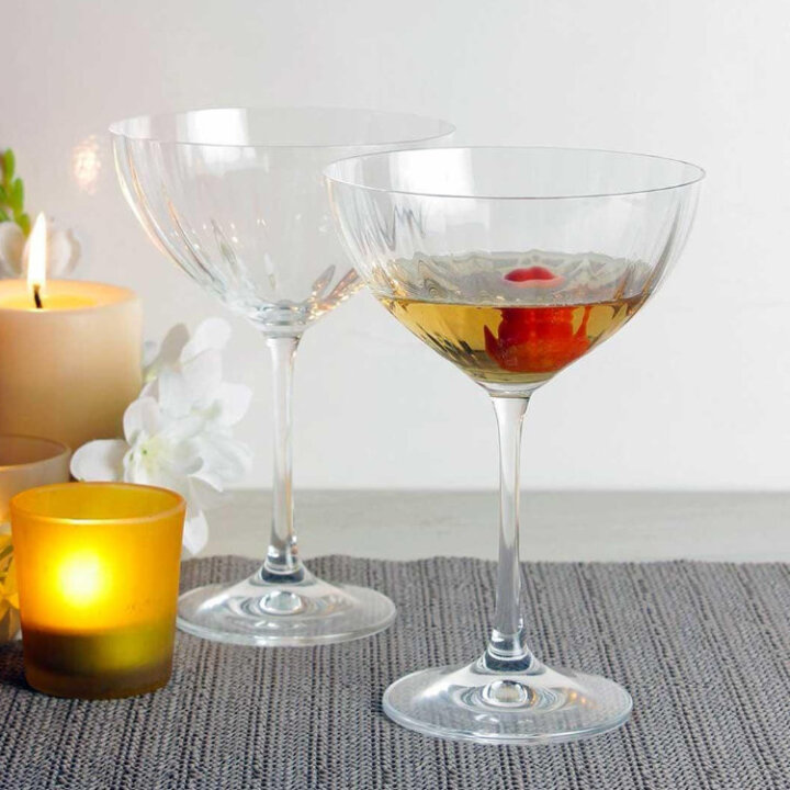 ČAŠE ZA MARTINI KRISTALIN WATERFALL 6/1 340 mL - OPTIC