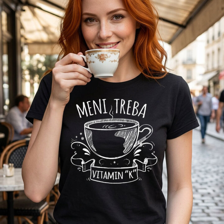 MAJICA SA ŠALJIVIM NATPISOM  ŽENSKA 