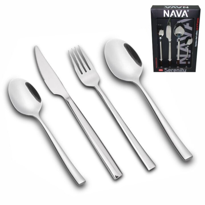 PRIBOR ZA JELO INOX SERENITY 24 DIJELNI