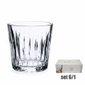 ČAŠE LUZIA WHISKEY STAKLENE 6/1 300 mL